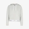 Calvin Klein Modern Cotton Zip-up Cotton-jersey Hoody -Default Template 2 109 3003262 QS5667E 020GREYHEATHER ALT10