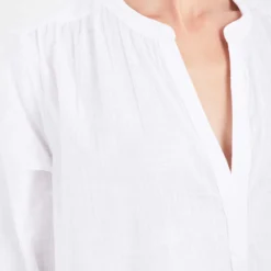 Seafolly Boyfriend Cotton Beach Shirt -Default Template 2 186 3000714 52815TO WHITE ALT04