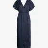 Whistles Waist-tie Back Star-jacquard Woven Jumpsuit -Default Template 2 501 10019 028371 NAVY ALT10