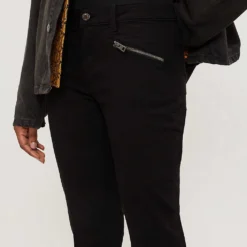 Zadig & Voltaire Ava Raw-hem Skinny High-rise Jeans -Default Template 2 669 10175 PWGCT3003F NOIR ALT03