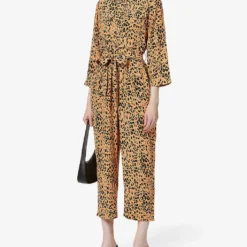 Whistles Animal-print Woven Jumpsuit -Default Template 2 R03676904 MULTICOLOUR ALT01