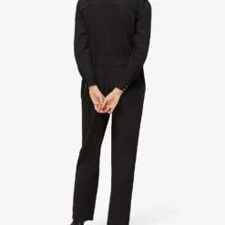 Whistles Ultimate Utility Cotton-blend Jumpsuit -Default Template 2 R03711769 BLACK ALT02