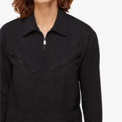 Whistles Ultimate Utility Cotton-blend Jumpsuit -Default Template 2 R03711769 BLACK ALT03