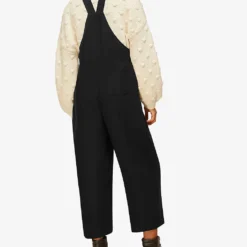 Whistles Rita Easy Woven Dungarees -Default Template 2 R03745573 BLACK ALT02