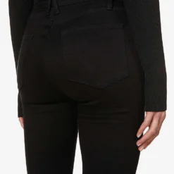 GOOD AMERICAN Good Waist Cropped High-rise Slim-fit Skinny Jeans 14 GOOD AMERICAN Good Waist Cropped High-rise Slim-fit Skinny Jeans -Default Template 2 R03749412 BLACK001 ALT05