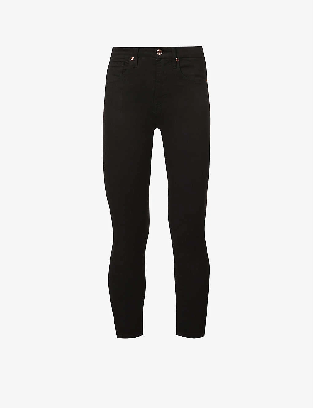 GOOD AMERICAN Good Waist Cropped High-rise Slim-fit Skinny Jeans 3 GOOD AMERICAN Good Waist Cropped High-rise Slim-fit Skinny Jeans