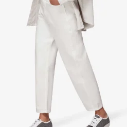 Whistles Authentic Barrel-leg High-rise Jeans -Default Template 2 R03755459 WHITE ALT03