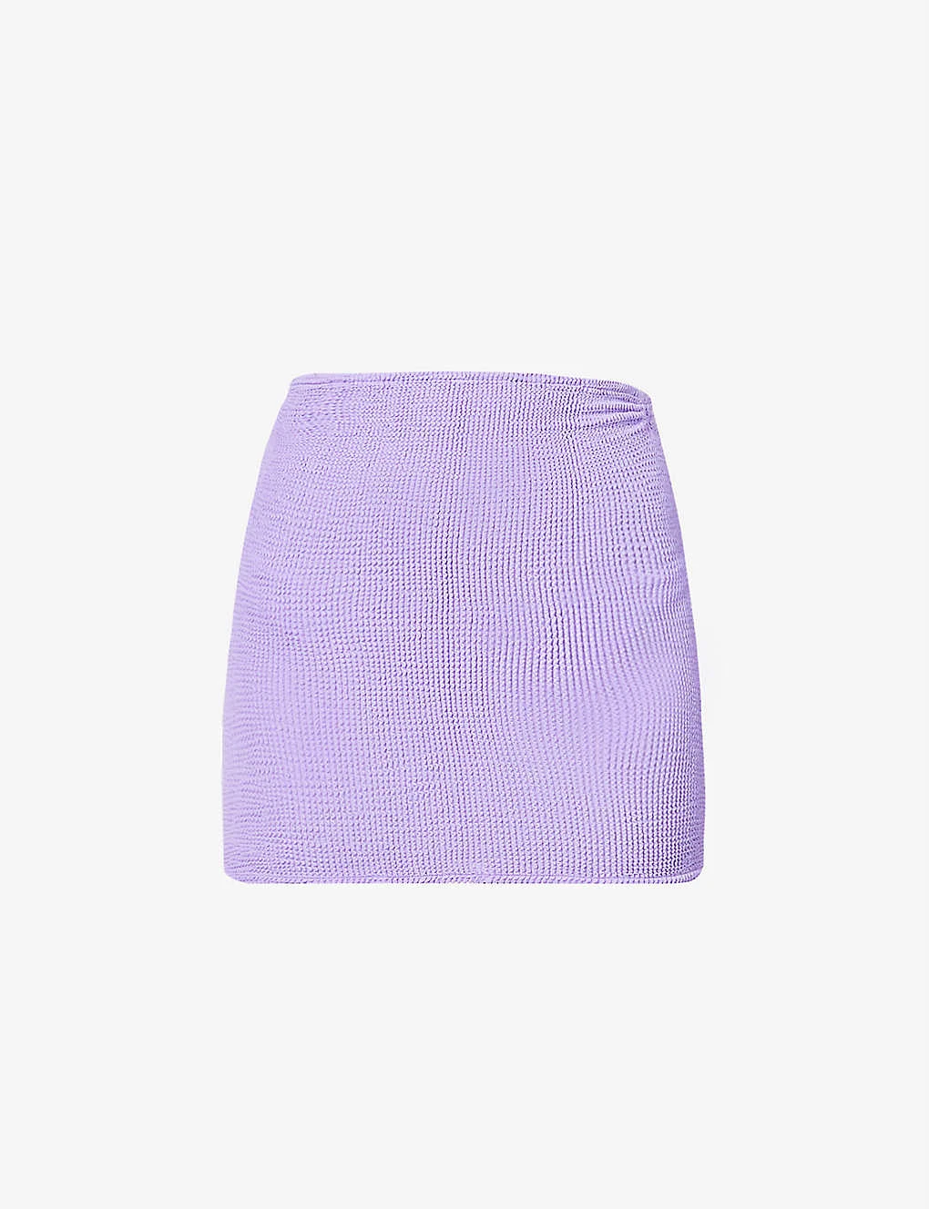 High-rise Seersucker Stretch-woven Mini Skirt 3 High-rise Seersucker Stretch-woven Mini Skirt