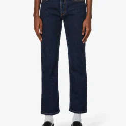 Levis 501 Straight-leg High-rise Stretch-denim Jeans -Default Template 2 R03769282 SALSASTONEWASH ALT02