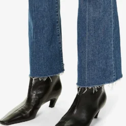 MOTHER The Weekender Flared Mid-rise Stretch-denim Jeans -Default Template 2 R03775405 WALKINGONCOALS ALT05