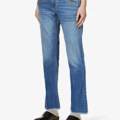 Zadig & Voltaire Ava Faded Mid-rise Stretch-denim Jeans -Default Template 2 R03799382 BLEU ALT02