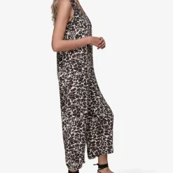 Whistles Clouded Leopard-print Woven Jumpsuit -Default Template 2 R03802100 MULTICOLOURED ALT05