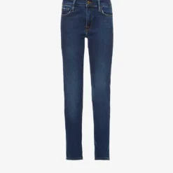 FRAME Le Garcon Straight-leg Mid-rise Cotton-blend Denim Jeans