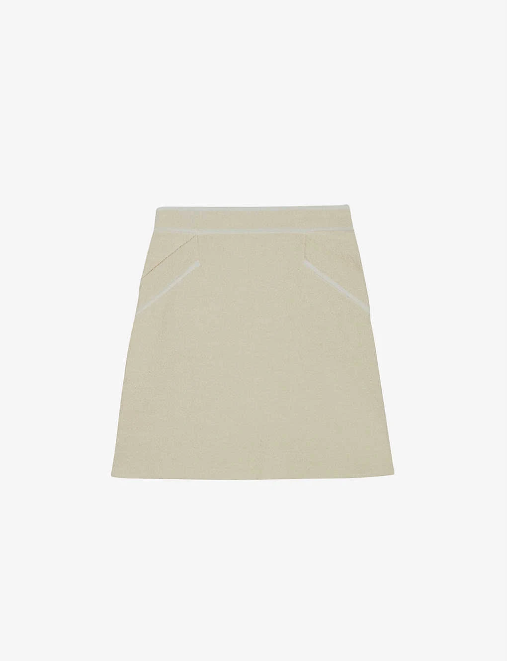 CLAUDIE PIERLOT Macbis Straight-cut Organic Cotton-blend Mini Skirt 3 CLAUDIE PIERLOT Macbis Straight-cut Organic Cotton-blend Mini Skirt