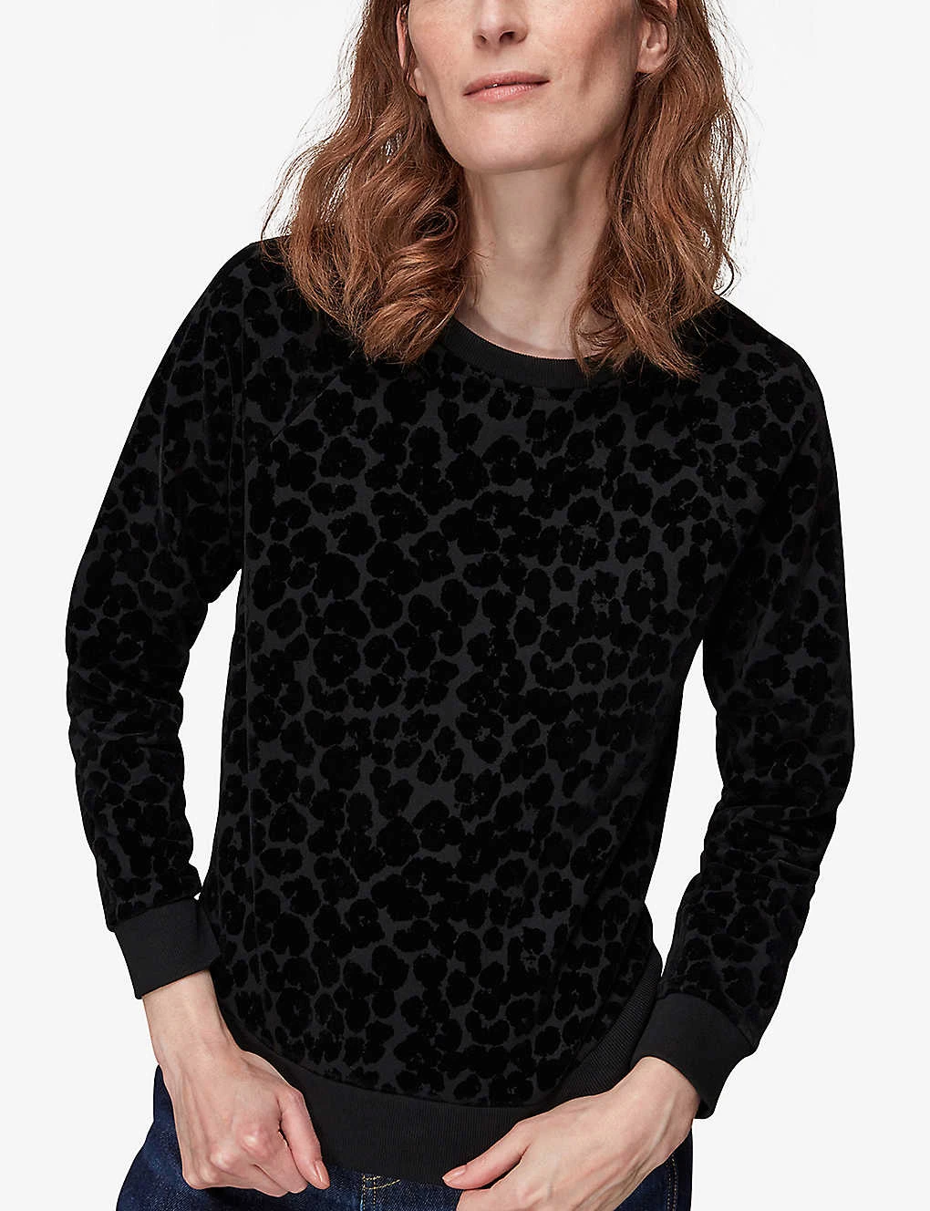 Whistles Smudge Animal-print Cotton Jumper 5 Whistles Smudge Animal-print Cotton Jumper - Image 3
