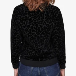 Whistles Smudge Animal-print Cotton Jumper 10 Whistles Smudge Animal-print Cotton Jumper -Default Template 2 R03856904 BLACK ALT03