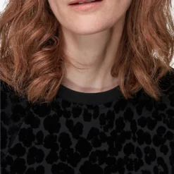 Whistles Smudge Animal-print Cotton Jumper 11 Whistles Smudge Animal-print Cotton Jumper -Default Template 2 R03856904 BLACK ALT04
