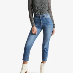 Ted Baker Morgani High-rise Stretch Organic Cotton-blend Jeans -Default Template 2 R03858822 MIDWASH ALT01