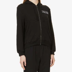 Calvin Klein Reimagined Logo-print Cotton-blend Hoody -Default Template 2 R03875728 BLACK ALT02