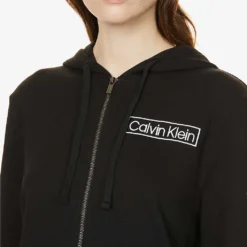 Calvin Klein Reimagined Logo-print Cotton-blend Hoody -Default Template 2 R03875728 BLACK ALT04