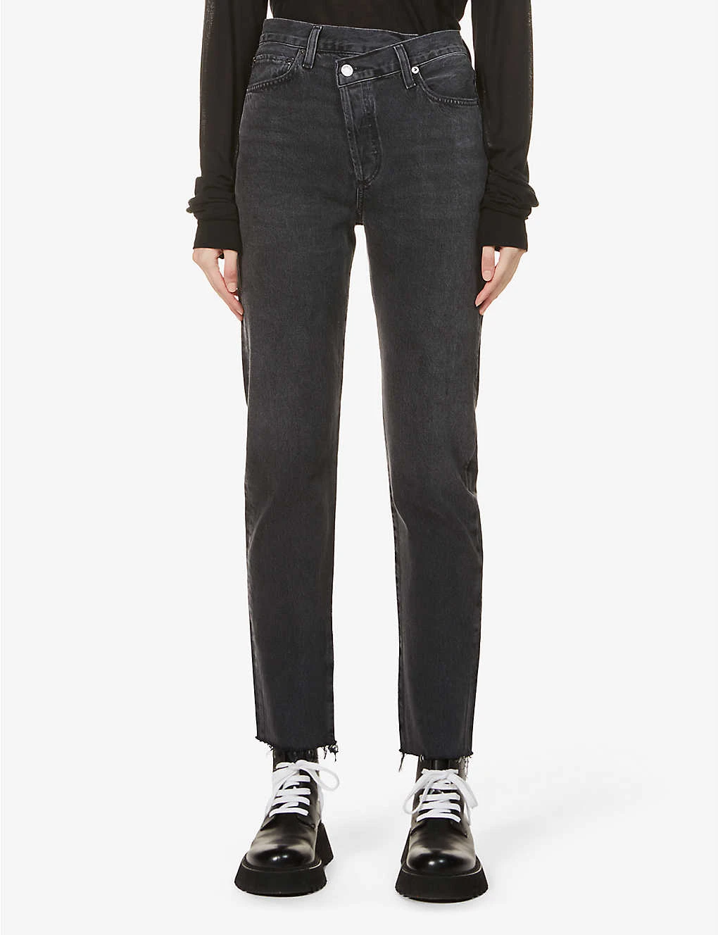 AGOLDE Criss Cross Straight-leg Mid-rise Jeans 5 AGOLDE Criss Cross Straight-leg Mid-rise Jeans - Image 3