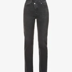 AGOLDE Criss Cross Straight-leg Mid-rise Jeans