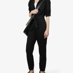 Paige Mayslie Stretch-cotton-blend Jumpsuit -Default Template 2 R03913280 WASHEDBLACK ALT01