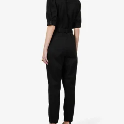 Paige Mayslie Stretch-cotton-blend Jumpsuit -Default Template 2 R03913280 WASHEDBLACK ALT03