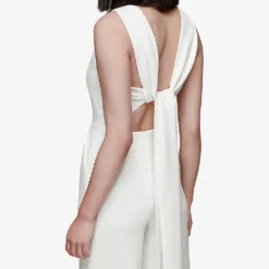 Whistles Thelma Wide-leg Woven Wedding Jumpsuit 13 Whistles Thelma Wide-leg Woven Wedding Jumpsuit -Default Template 2 R03920210 CREAM ALT05