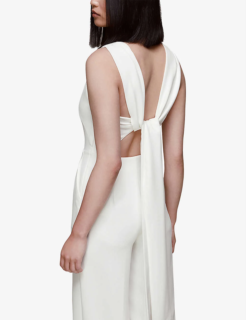 Whistles Thelma Wide-leg Woven Wedding Jumpsuit 8 Whistles Thelma Wide-leg Woven Wedding Jumpsuit - Image 6