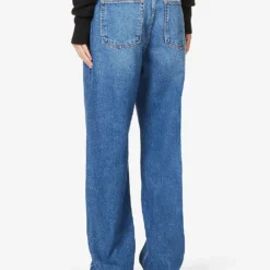 GOOD AMERICAN Good ‘90s Straight-leg High-rise Cotton-blend Denim Jeans -Default Template 2 R03930108 BLUE541 ALT03