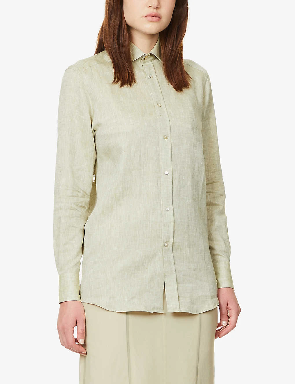 The Boyfriend Long-sleeved Organic-linen Shirt 5 The Boyfriend Long-sleeved Organic-linen Shirt - Image 3