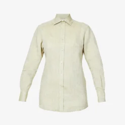 The Boyfriend Long-sleeved Organic-linen Shirt