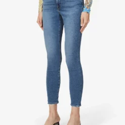 GOOD AMERICAN Good Legs Cropped Slim-leg Mid-rise Stretch-denim Jeans -Default Template 2 R03939749 INDIGO149 ALT02