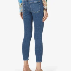GOOD AMERICAN Good Legs Cropped Slim-leg Mid-rise Stretch-denim Jeans -Default Template 2 R03939749 INDIGO149 ALT03