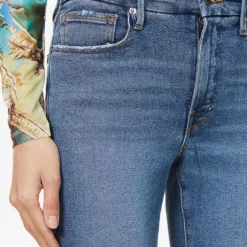 GOOD AMERICAN Good Legs Cropped Slim-leg Mid-rise Stretch-denim Jeans -Default Template 2 R03939749 INDIGO149 ALT04