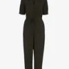 Whistles Jenny Relaxed Woven Jumpsuit -Default Template 2 R03949765 KHAKIOLIVE M