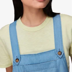 Whistles Rita Sleeveless Relaxed-fit Wide-leg Cotton-blend Dungarees -Default Template 2 R03952633 ALT05