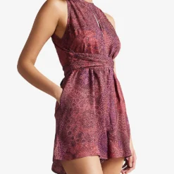 Ted Baker Odesia Graphic-print Woven Playsuit 9 Ted Baker Odesia Graphic-print Woven Playsuit -Default Template 2 R03952659 DKRED ALT02