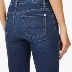 7 For All Mankind Roxanne Slim-fit Mid-rise Stretch Denim Jeans 13 7 For All Mankind Roxanne Slim-fit Mid-rise Stretch Denim Jeans -Default Template 2 R03955414 RINSEDINDIGO ALT05