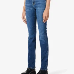 7 For All Mankind Kimmie Straight-leg Mid-rise Stretch-denim Jeans 10 7 For All Mankind Kimmie Straight-leg Mid-rise Stretch-denim Jeans -Default Template 2 R03955415 DUCHESS ALT02