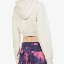 Readymade Logo-print Cropped Cotton-jersey Hoody 10 Readymade Logo-print Cropped Cotton-jersey Hoody -Default Template 2 R03974559 BEIGEPURPLE ALT03