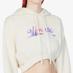 Readymade Logo-print Cropped Cotton-jersey Hoody 11 Readymade Logo-print Cropped Cotton-jersey Hoody -Default Template 2 R03974559 BEIGEPURPLE ALT04