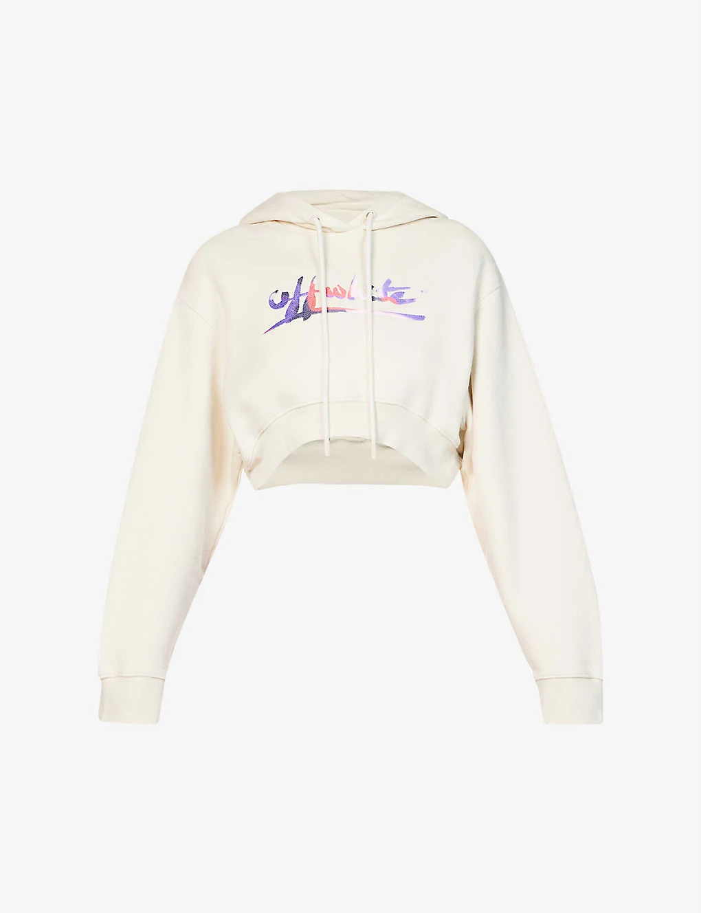 Readymade Logo-print Cropped Cotton-jersey Hoody 3 Readymade Logo-print Cropped Cotton-jersey Hoody