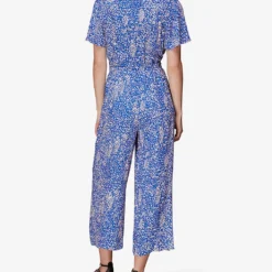 Whistles Jemma Animal-print Woven Jumpsuit -Default Template 2 R03975835 MULTICOLOURED ALT02
