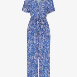 Whistles Jemma Animal-print Woven Jumpsuit