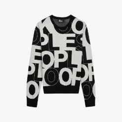 THE KOOPLES Logo-print Cotton-jersey Sweatshirt