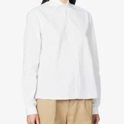 The Girlfriend A-line Organic-cotton Shirt 9 The Girlfriend A-line Organic-cotton Shirt -Default Template 2 R03980436 WHITE ALT02