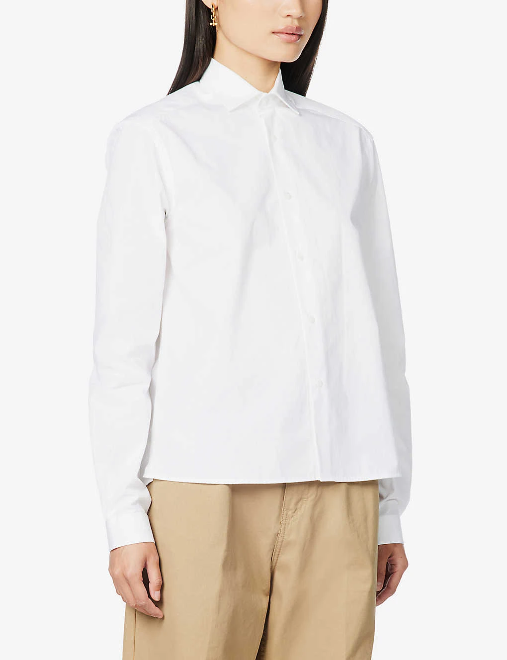 The Girlfriend A-line Organic-cotton Shirt 5 The Girlfriend A-line Organic-cotton Shirt - Image 3