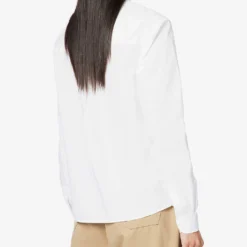 The Girlfriend A-line Organic-cotton Shirt 10 The Girlfriend A-line Organic-cotton Shirt -Default Template 2 R03980436 WHITE ALT03